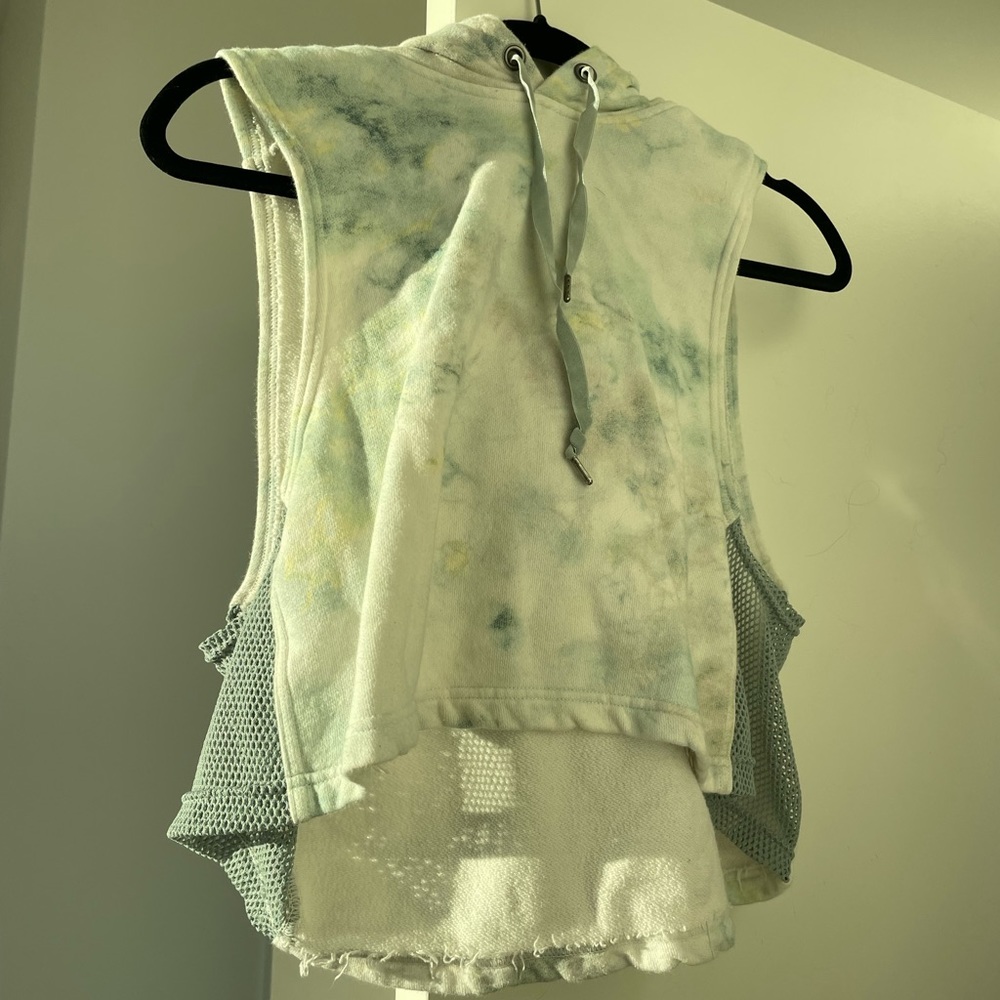 Free People Movement Cropped Sleeveless Hoodie